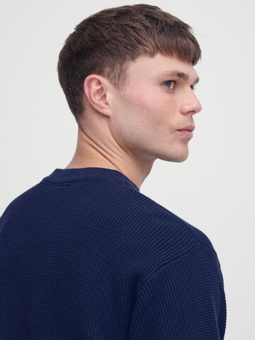 !Solid Sweater 'Hami' in Blue