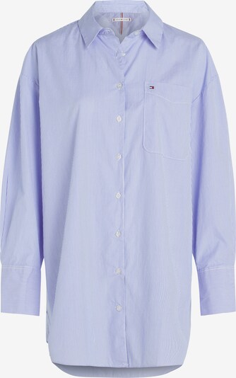 TOMMY HILFIGER Bluse 'Essential' in blau / weiß, Produktansicht