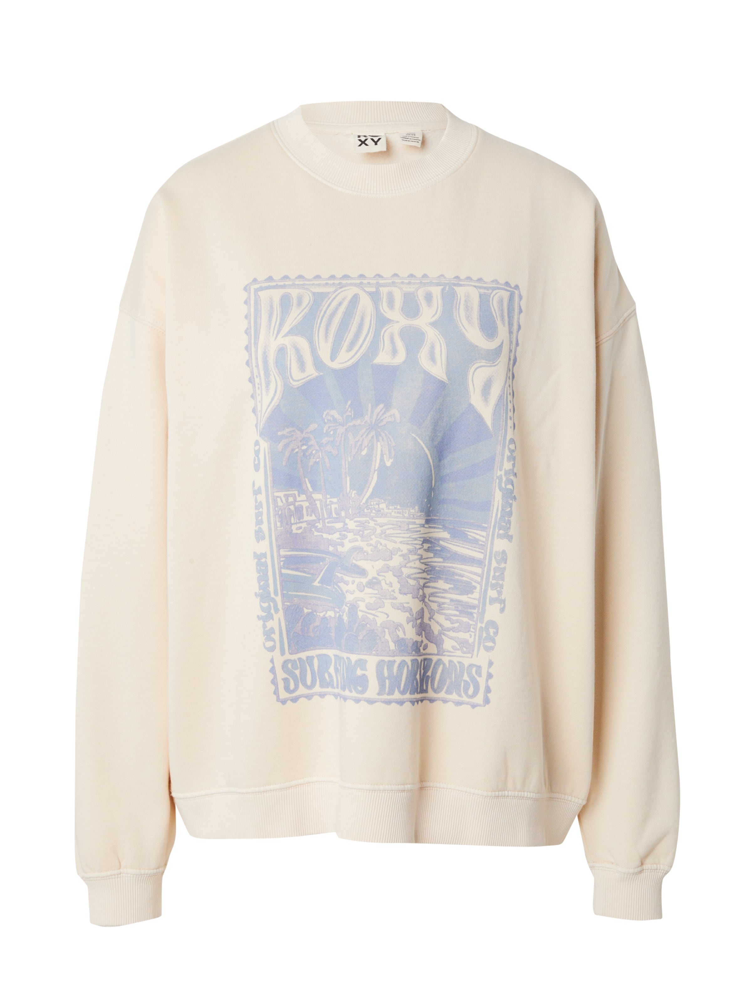 ROXY Sweatshirt 'LINEUP' i beige: forside