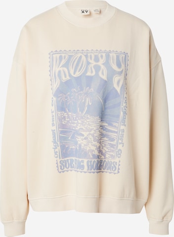 Sweat-shirt 'LINEUP' ROXY en beige : devant