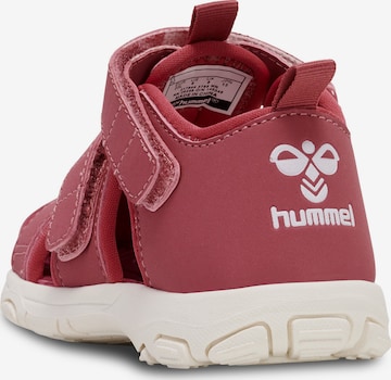 Chaussures ouvertes Hummel en rouge