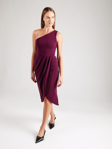 Rochie de cocktail 'Felicitas' de la ABOUT YOU pe mov: față