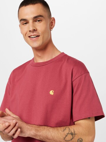 raudona Carhartt WIP Marškinėliai 'Chase'