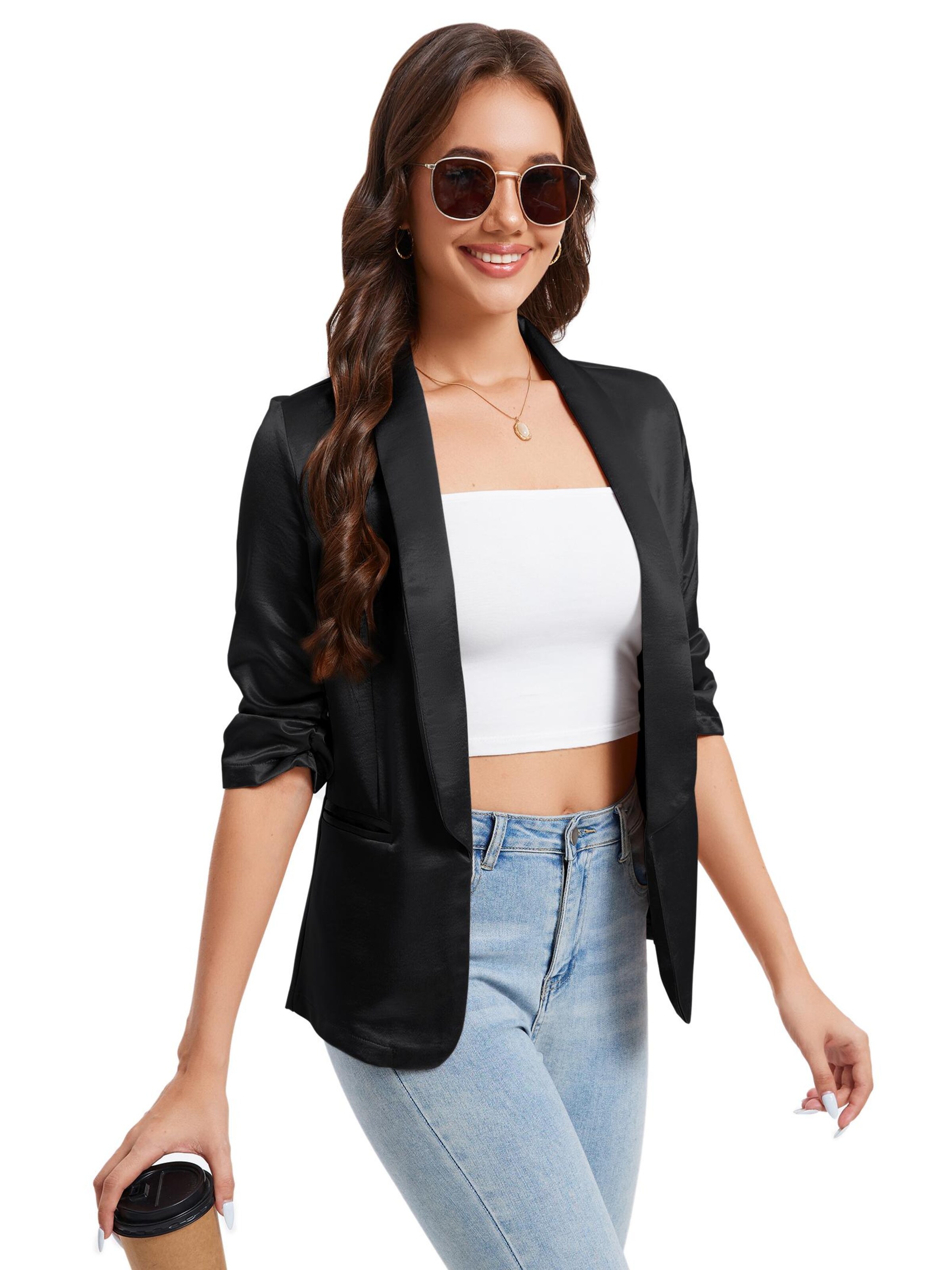 Yesfashion Blazer in Black
