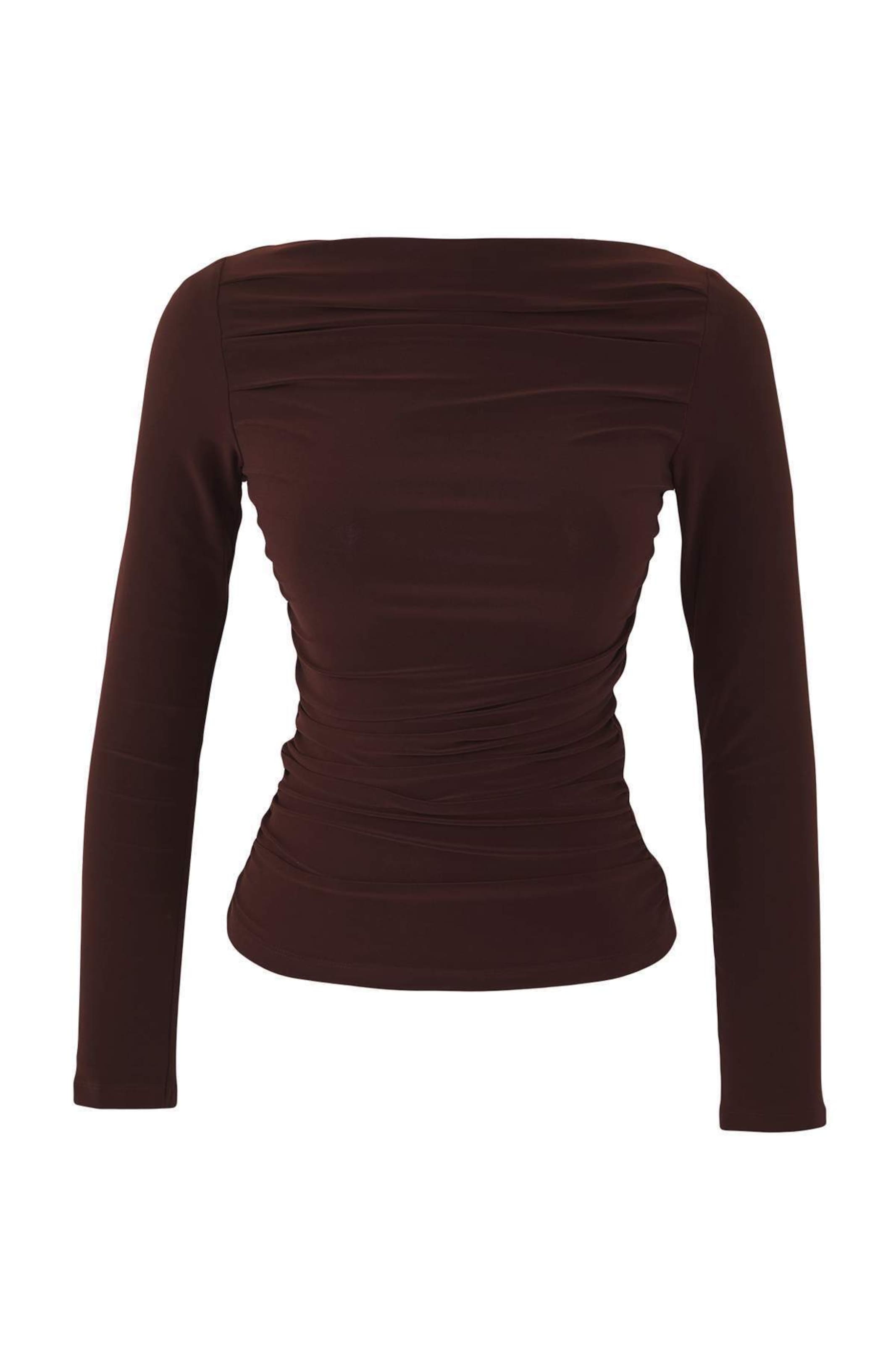 Trendyol Shirt in Brown: front