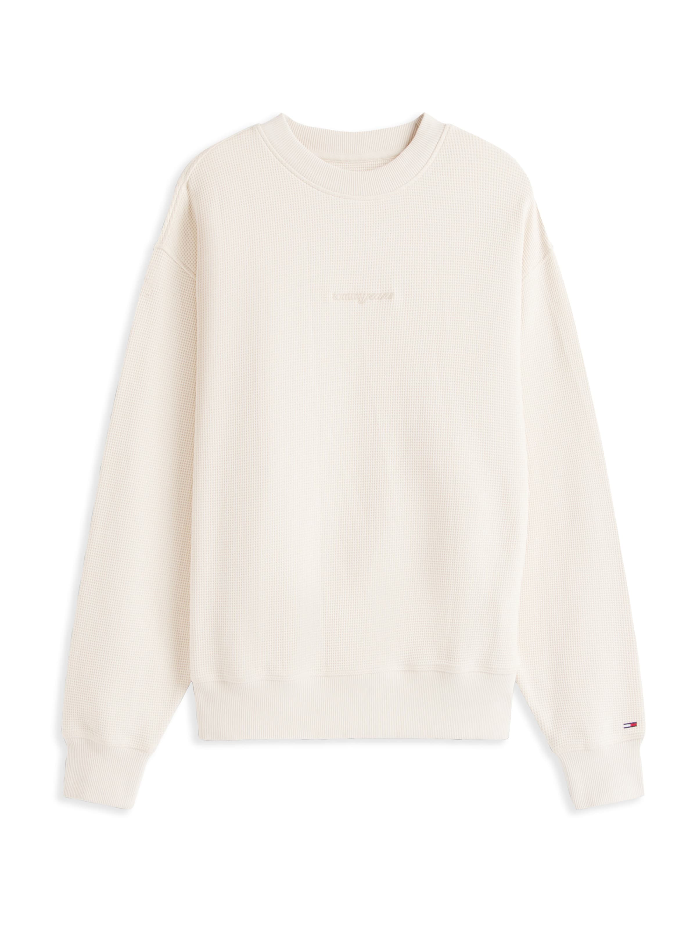 Tommy Jeans Collegepaita värissä beige: etupuoli