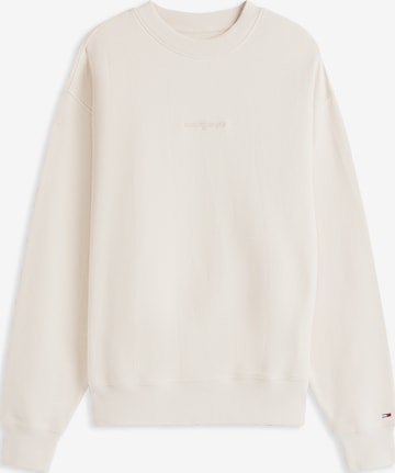 Tommy Jeans Суичър в бежово: отпред
