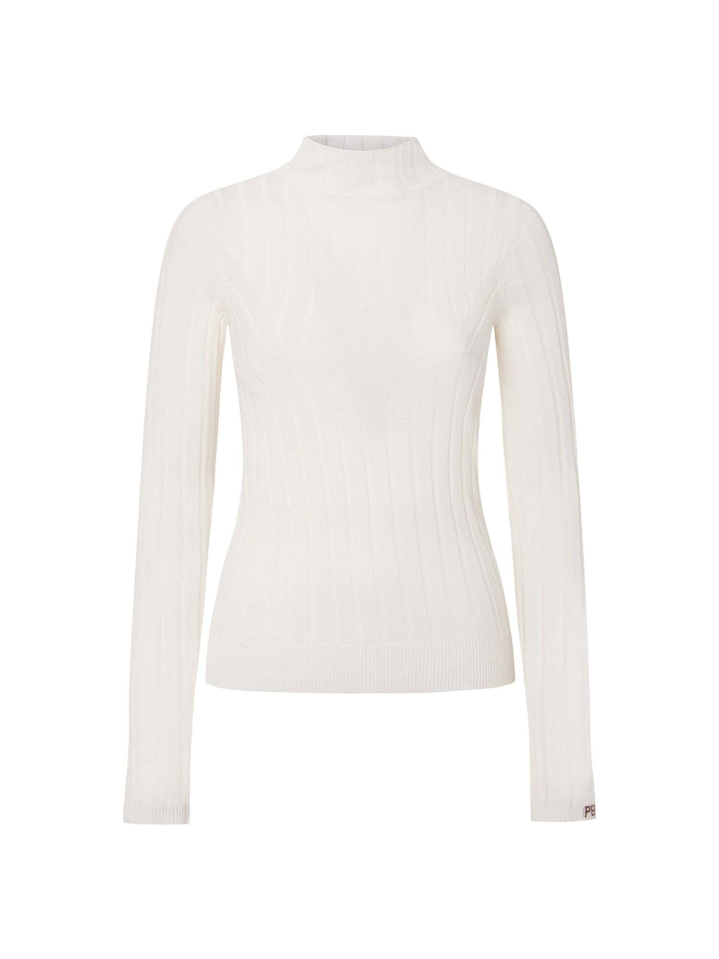 Pepe Jeans Trui ' IZABEL' in Wit: voorkant