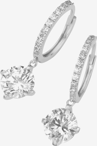 Smart Jewel Earrings in Silver: front