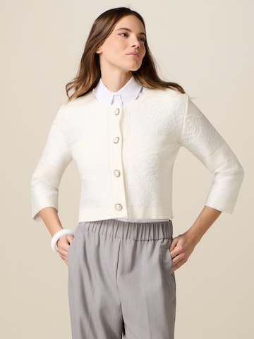 oltre Gebreid vest in Wit