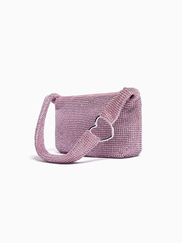 Bershka Ročna torbica | roza barva