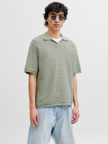 JACK & JONES Sweater 'JORNantucket' in Green: front