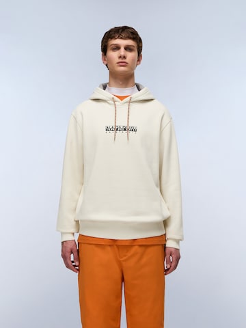 Sweat-shirt 'B-Fiemme' NAPAPIJRI en blanc : devant