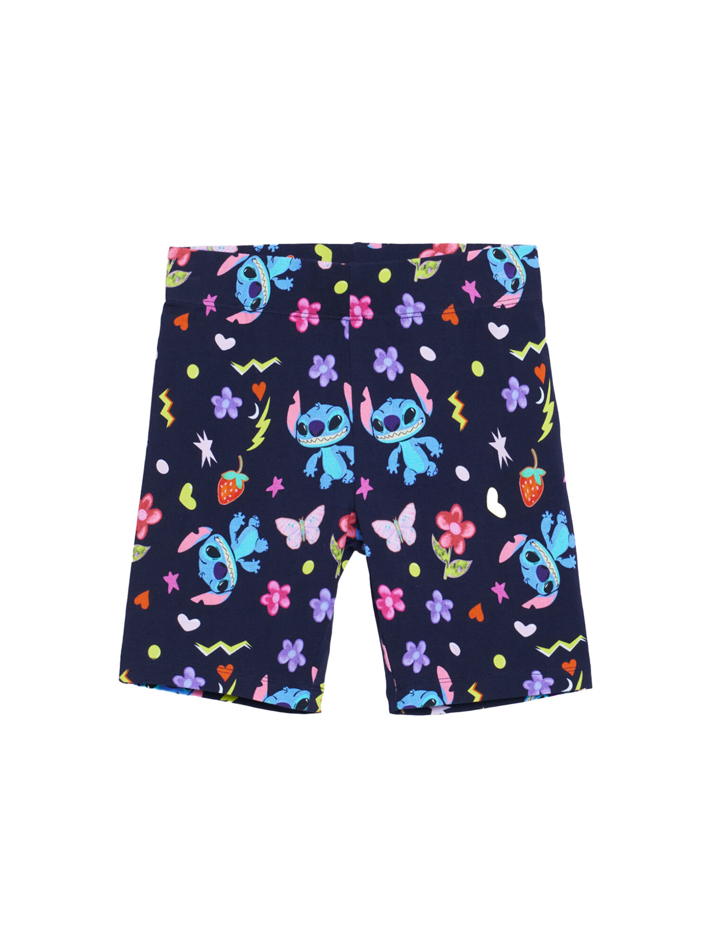 Desigual Skinny Legíny 'Stitch' – modrá: přední strana