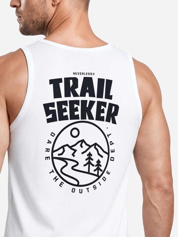 Neverless Shirt 'Trail Seeker'‌ in Weiß