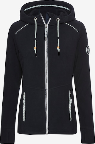 KangaROOS Fleece Jacket in Blue: front