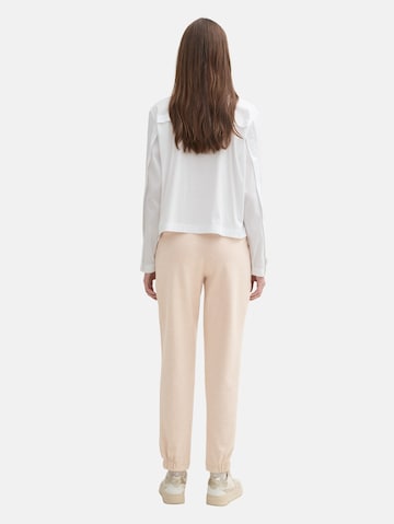 TOM TAILOR DENIM Regular Broek in Beige