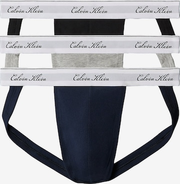 Slip Calvin Klein en noir : devant