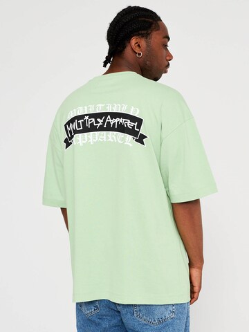 Multiply Apparel Shirt 'Banderole' in Green