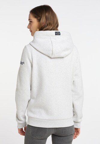 Schmuddelwedda Zip-Up Hoodie in White