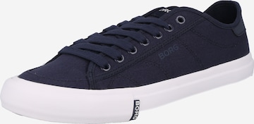 BJÖRN BORG Platform trainers 'V200' in Blue: front