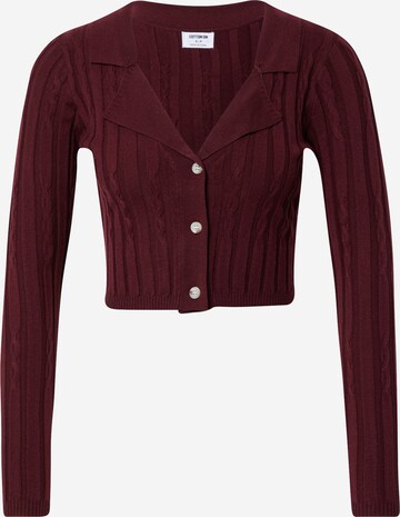 Cardigan Cotton On en violet : devant