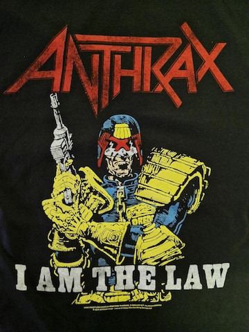 Rockshirts Sweatshirt 'Anthrax I am The Law' in Black