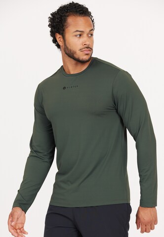 Virtus Performance Shirt 'Roger' in Green: front