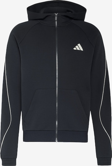 XXS dydžio Sportinis džemperis 'Stadium' iš ADIDAS SPORTSWEAR, spalva – juoda / balta, Prekių apžvalga