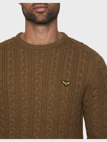 Threadbare Sweater 'Ely' in Brown