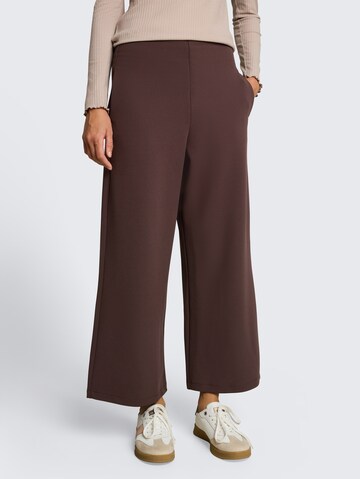 TOM TAILOR DENIM Wide Leg Hose in Braun: Vorderseite