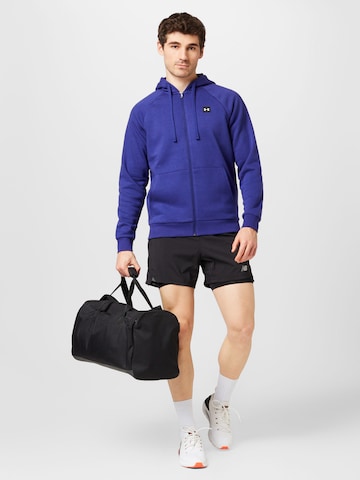 UNDER ARMOUR Sports sweat jacket 'Rival' in Blue