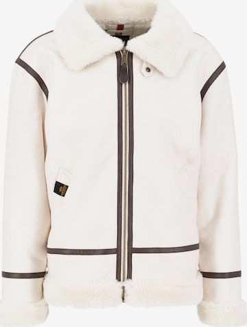 ALPHA INDUSTRIES - Chaqueta de invierno en blanco: frente