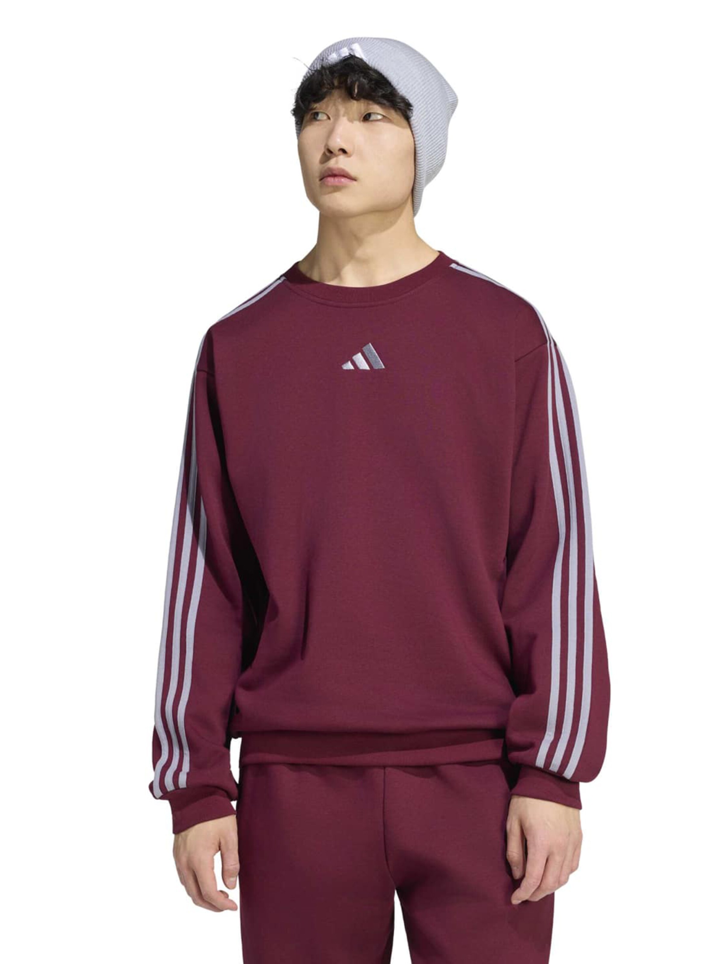 ADIDAS SPORTSWEAR Urheilullinen collegepaita värissä punainen: etupuoli