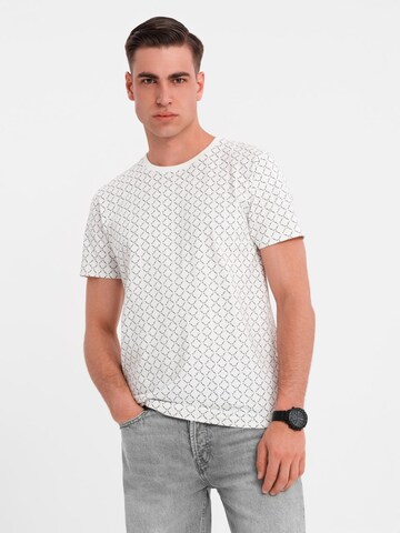 Ombre Shirt in White: front