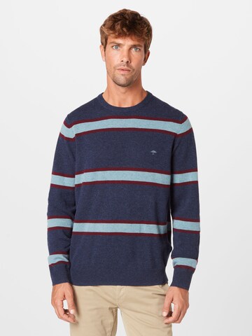 Pull-over FYNCH-HATTON en bleu : devant