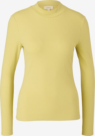 T-shirt s.Oliver en jaune : devant