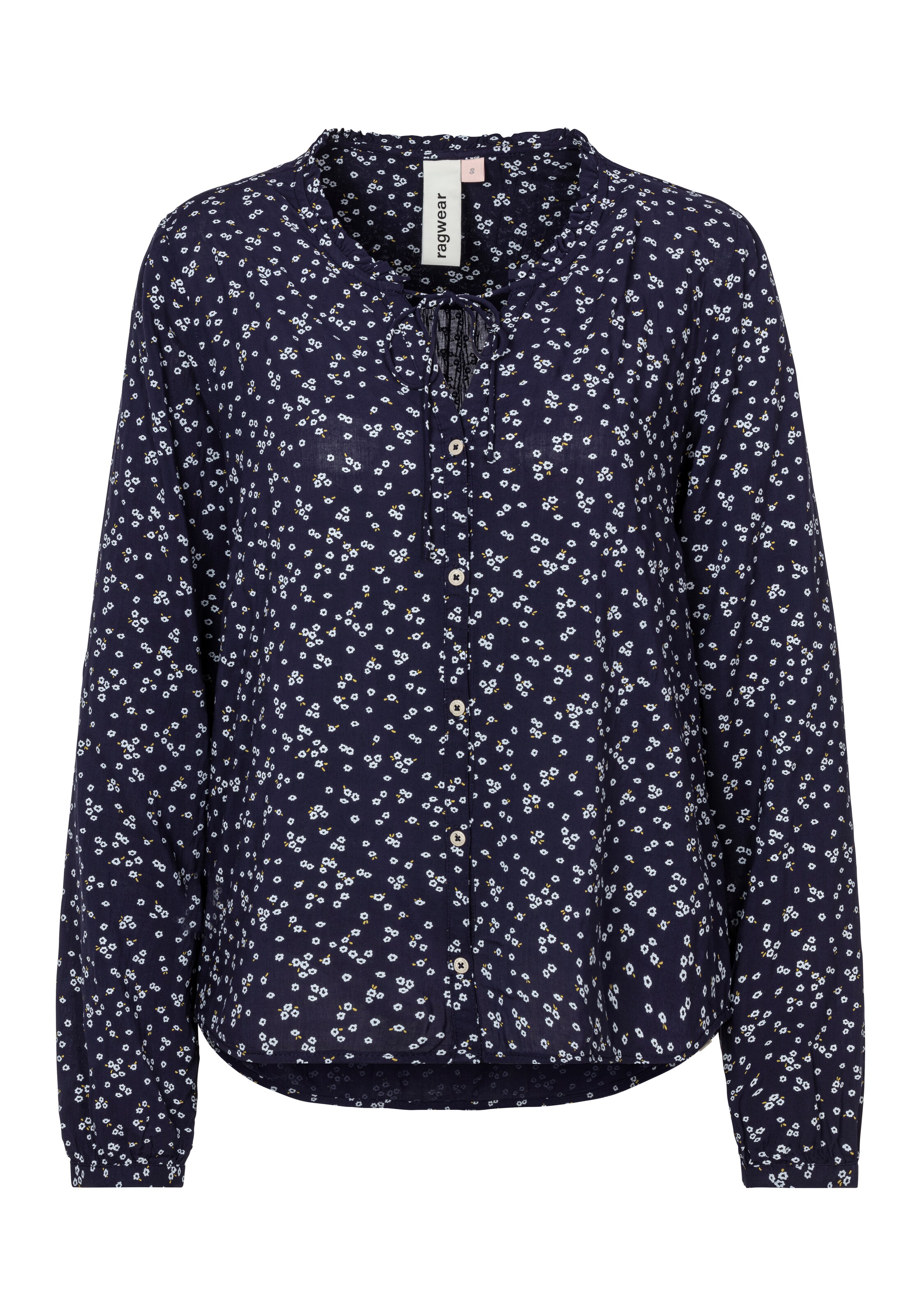 Ragwear Bluse in Blau: Vorderseite