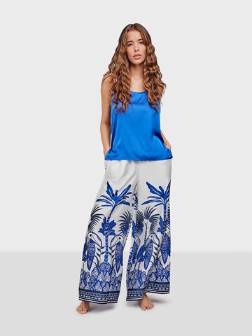 Loosefit Pantalon de pyjama Gisela en bleu