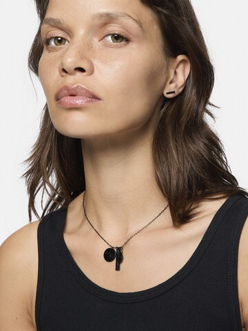 Liebeskind Berlin Ohrringe in Schwarz: Vorderseite