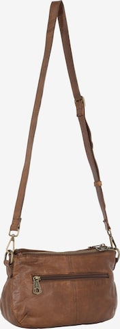 DreiMaster Vintage Crossbody Bag 'Eyota' in Brown