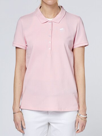 Polo Sylt Polo ' mit langer Knopfleiste ' in Pink