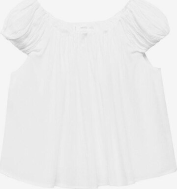 MANGO KIDS Blouse 'Amanda' in White: front