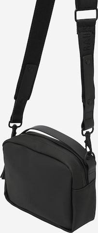 RAINS - Bolso de hombro en negro: frente