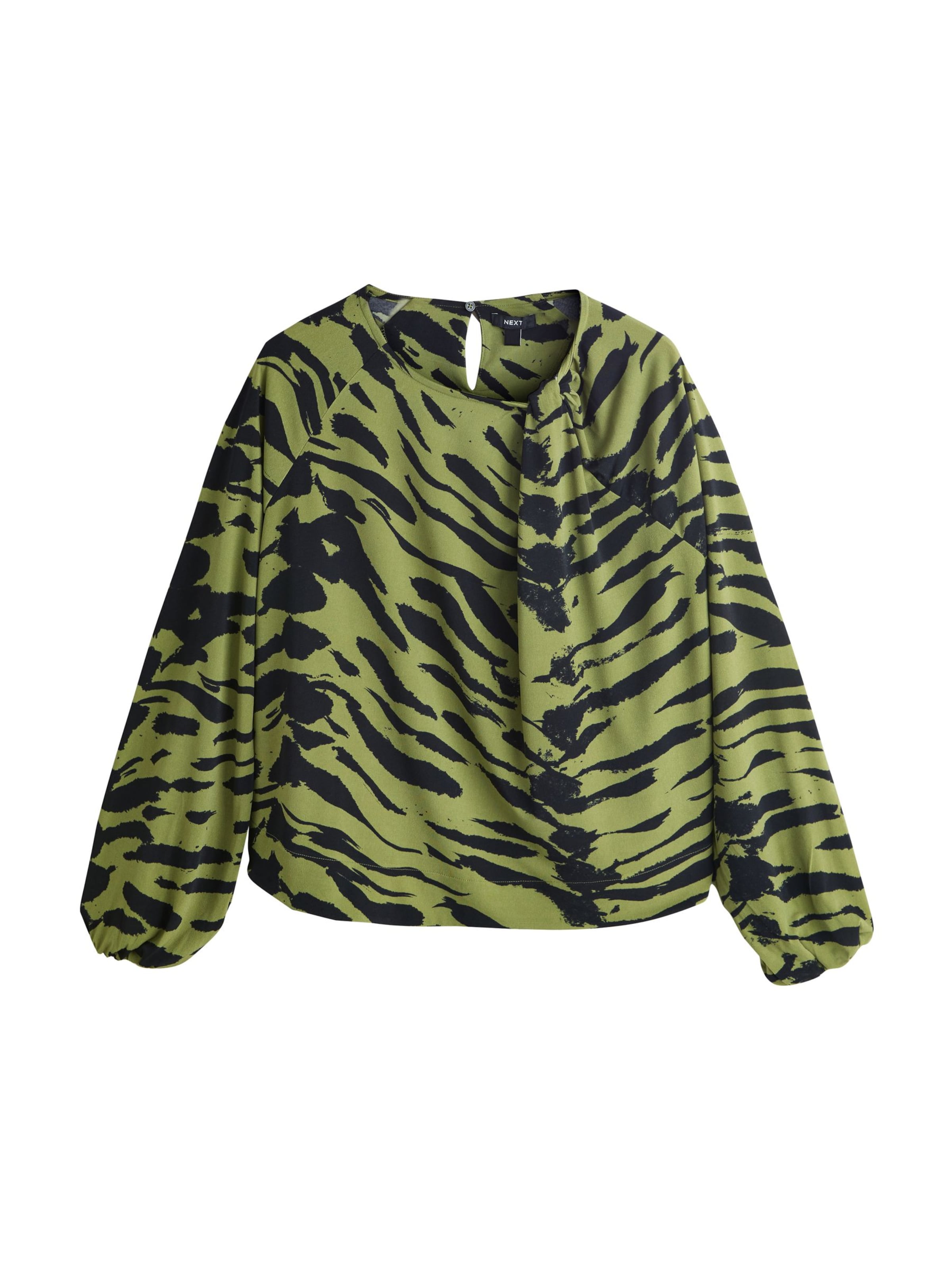 Next Блузка в Зеленый: спереди