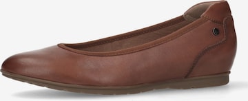 Ballerines MANFIELD en marron : devant