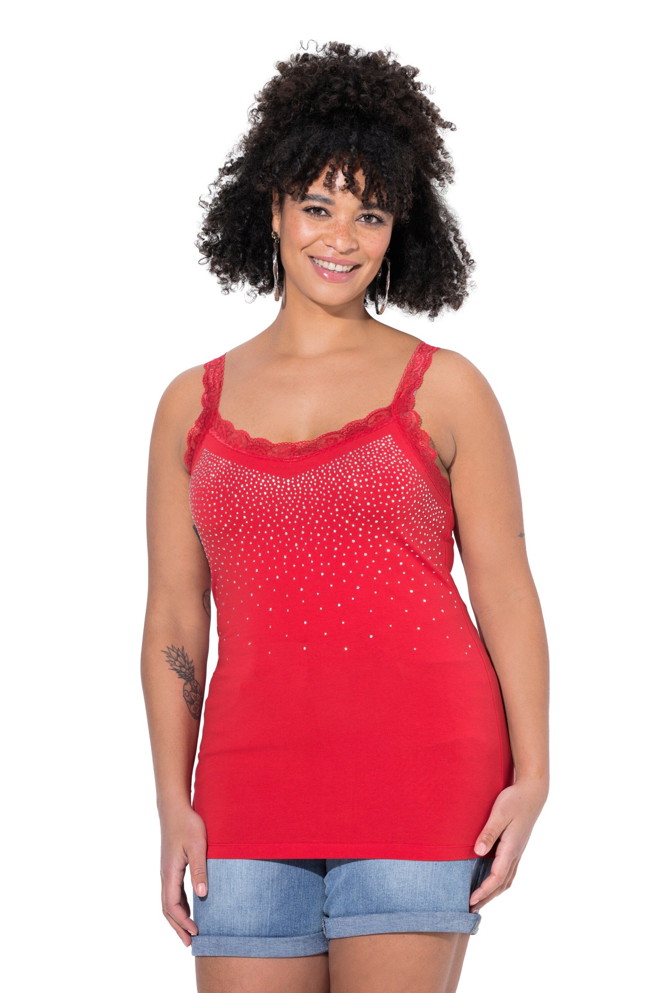 MIAMODA Top in Rood: voorkant