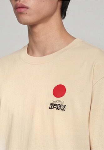 EDWIN Shirt 'Sun' in Beige