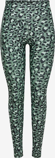 Sportinės kelnės 'ONPJAM-2-MILLE' iš Only Play Curvy, spalva – mėtų spalva / tamsiai žalia / juoda, Prekių apžvalga