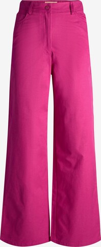 JJXX Wide Leg Bukse 'Brooke' i rosa: forside